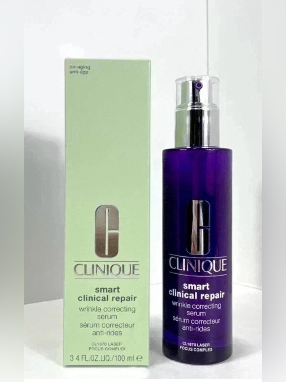 Clinique Smart Clinical Repair Wrinkle Correcting Serum 3.4oz 100ml | New Sealed